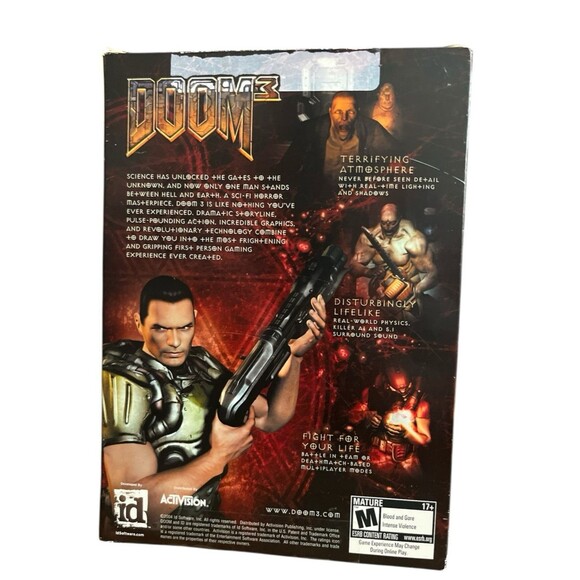 Doom 3 Big Box PC Computer Game Complete Three Disc Set PC 2004 - Picture 2 of 7